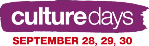 Culture Days Logo Dates Purple Transparent