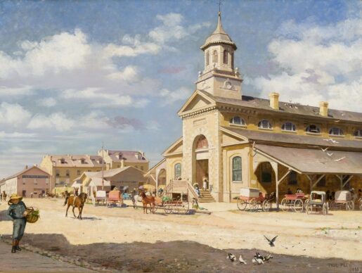Peel Paul The Covent Garden Market London Ontario 1883 69 A 46 Dk Re Sized