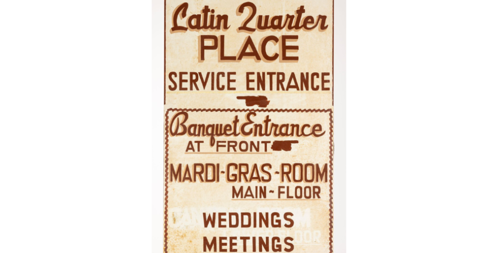 Latin Quarter Sign Website Border